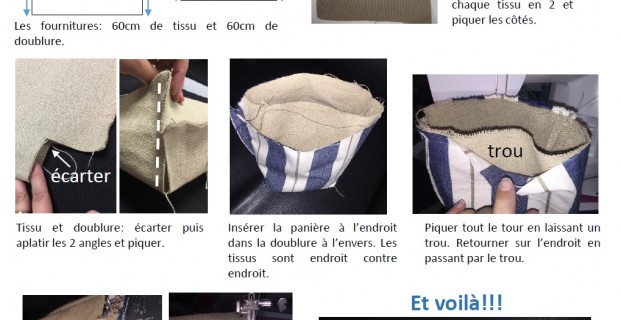 Panière vide poche simplifiés