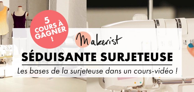 [Jeu-concours] 5 cours de couture en vidéo à gagner !