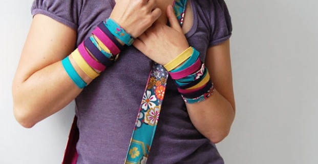 Bracelets en tissu