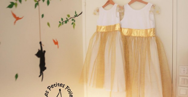 Robe de fête pour petite fille