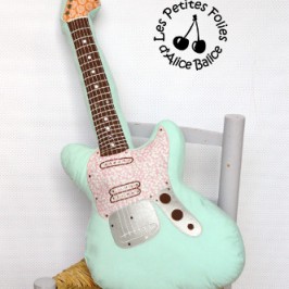 Coussin guitare électrique
