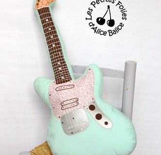 Coussin guitare électrique