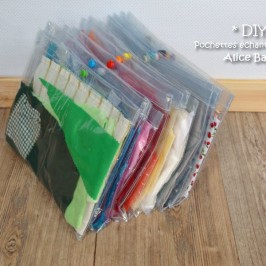 Pochettes plastiques pour chutes de tissu