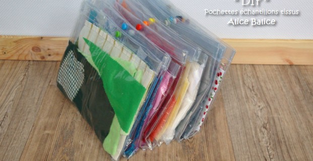 Pochettes plastiques pour chutes de tissu