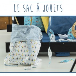 Sac à jouets en tissu