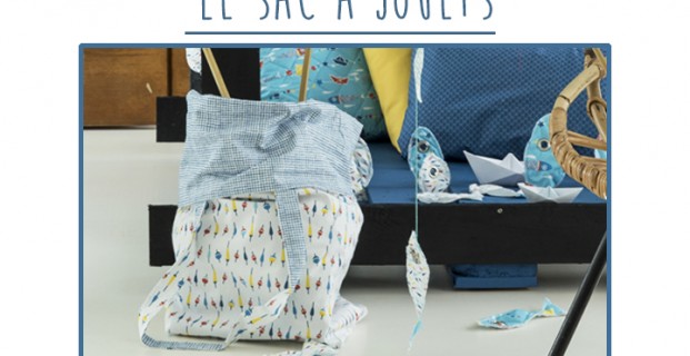 Sac à jouets en tissu