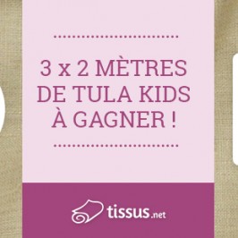 [Jeu-Concours] Tissus Tula Kids