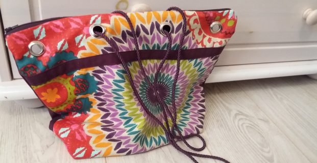 Sac à main trapèze coloré Printemps-été