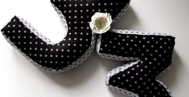 Chiffres en tissu