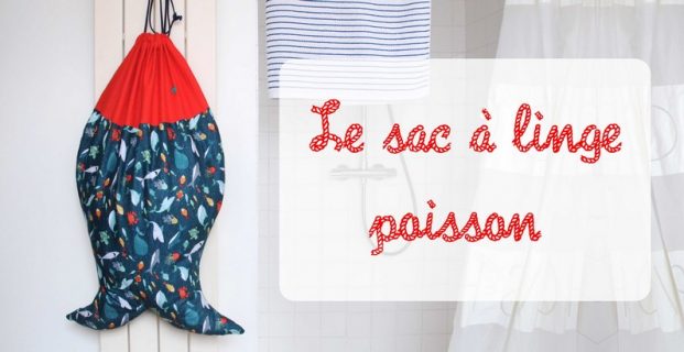 Sac à linge poisson