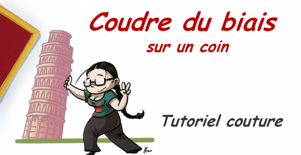 Coudre du biais sur un coin