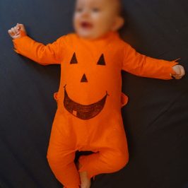 Costume citrouille pour bébé