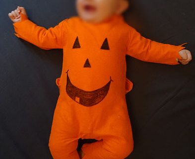 Costume citrouille pour bébé