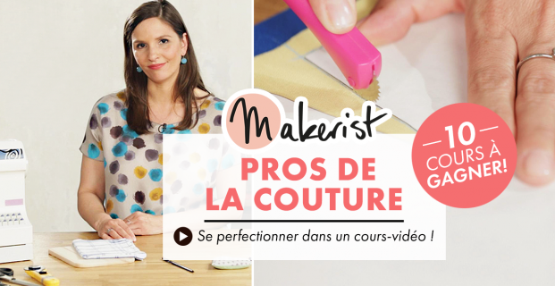 [Jeu-concours] 10 cours de couture en vidéo à gagner !