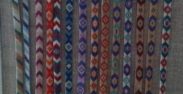 Bracelet brodé