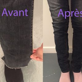 Modifier un pantalon large en slim
