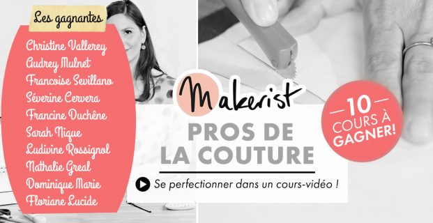 Gagnantes des cours de couture en vidéo Makerist