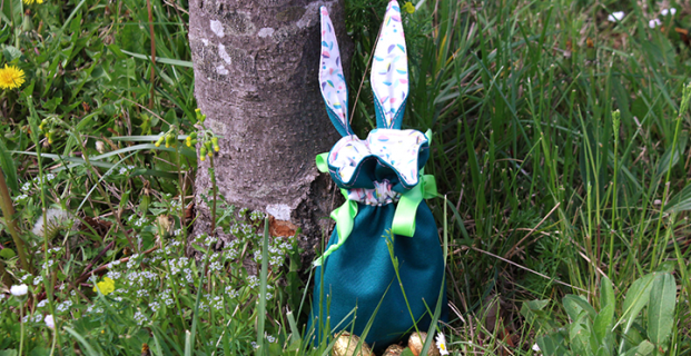 Sac lapin pour Pâques