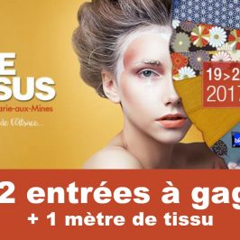 [Jeu-concours] 5 x 2 entrées à gagner pour le salon Mode et Tissus