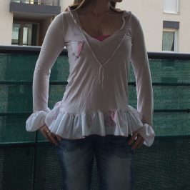 T-shirt froufrou