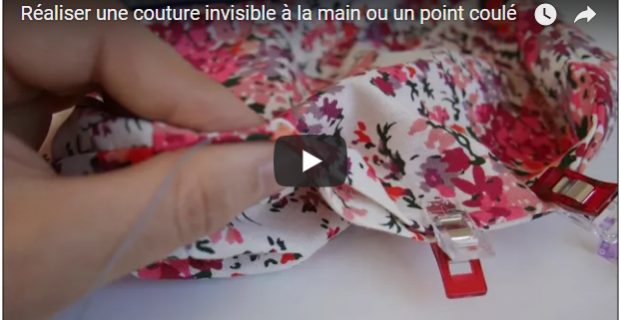 Réaliser un point invisible (ou « coulé) à la main