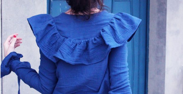Coudre une blouse à volants