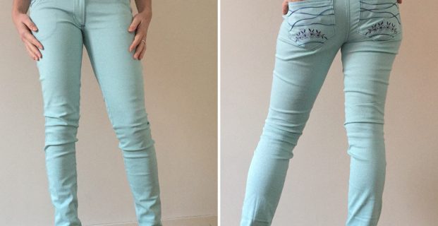 Pantalon type jeans