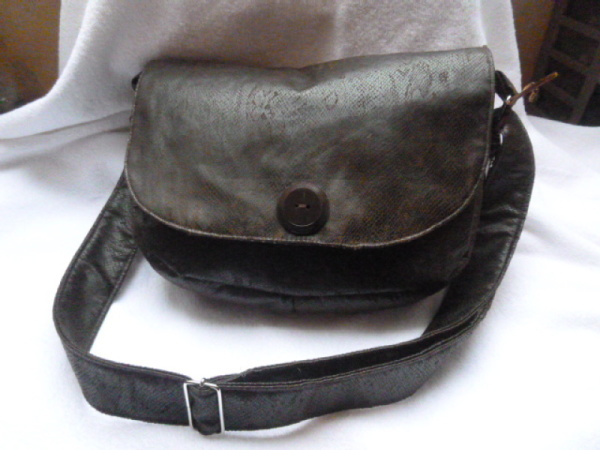 Besace simili cuir sale