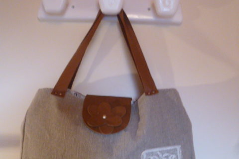 Sac lin hotsell et cuir