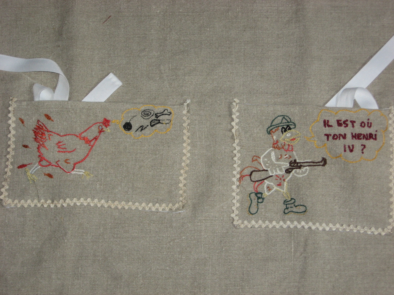 Tablier de cuisine humoristique - Pop Couture