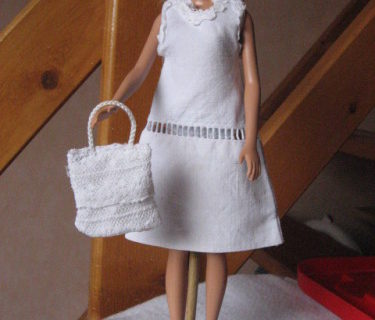 Robe trapèze en drap poupée Barbie