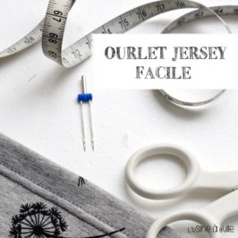 Ourlet jersey facile à la machine à coudre