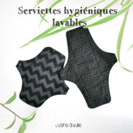 Serviettes hygiéniques lavables