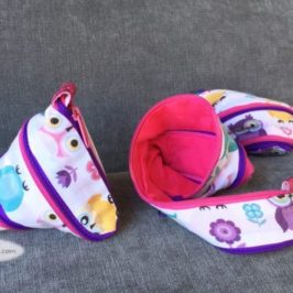 Tuto rigolo : la petite trousse en zip qui se ferme toute seule