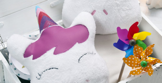 Coussin Doudou Licorne