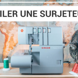 Enfiler une surjeteuse