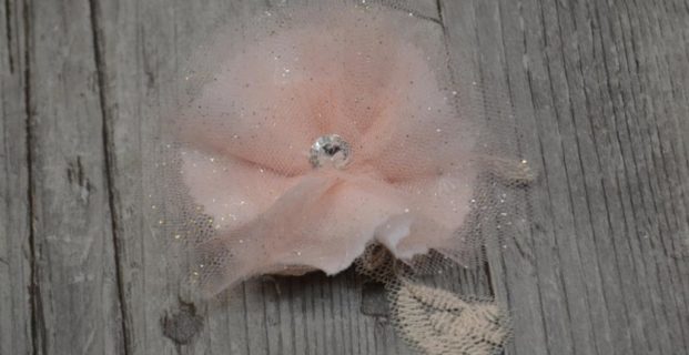 Fleurs shabby chic – Récup textile