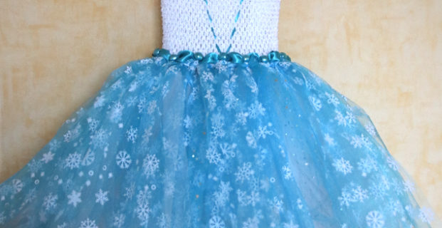 Robe de princesse Reine des Neiges (pas à pas)