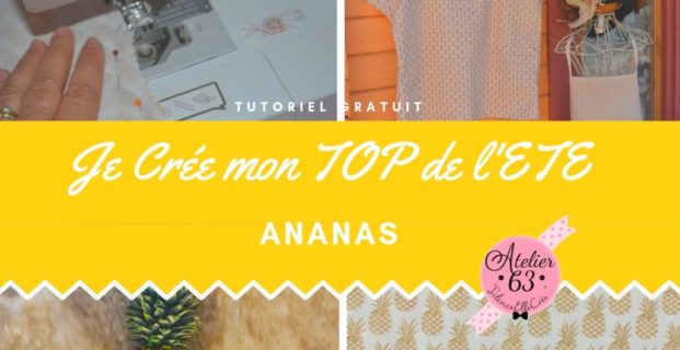 Mon TOP – Tee Shirt de l’Eté à coudre