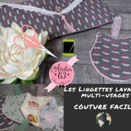 Lingettes lavables Multi-usages