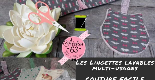 Lingettes lavables Multi-usages