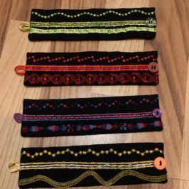 Bracelets cousus