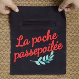 Poche passepoilée