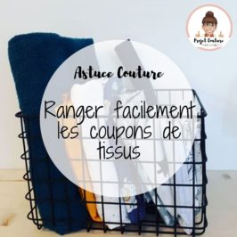 Ranger facilement des coupons de tissu