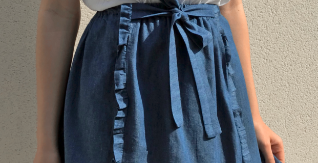 jupe taille élastiquée