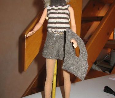 Short pull bottines pour Barbie