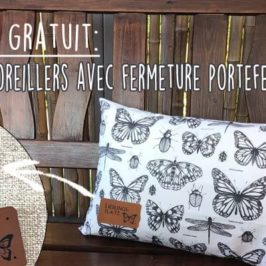 Coudre des housses de coussins avec ouverture portefeuille