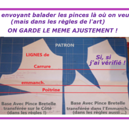 Tutoriel couture: Comment faire une pince? 