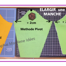 Elargir une manche sans modifier l’emmanchure