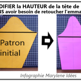 Modifier la hauteur de la tête de manche